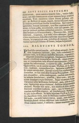LXX. Balduinus Tonsor.