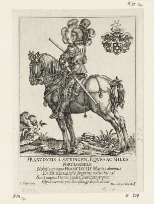 Franz von Sickingen zu Pferd