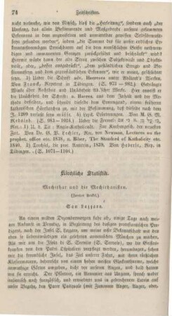 74-91 Kirchliche Statistik