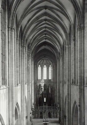 Magdeburg. Dom zu Magdeburg St. Mauritius und Katharina (1363 geweiht). Inneres von der Empore nach Osten