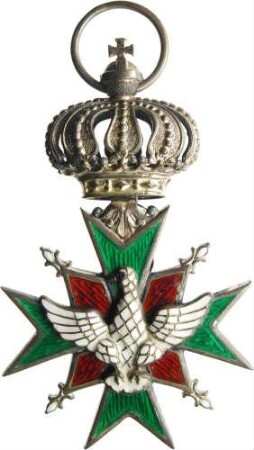 Großherzoglich Sächsischer Orden der Wachsamkeit oder vom Weißen Falken - Ritterkreuz 2. Klasse, 2. Modell