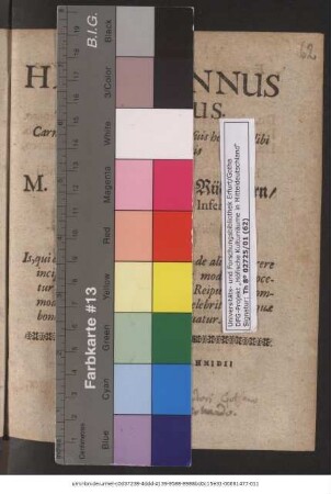 Hartmannus Redivivus : Carmine Heroico repraesentatus suis heic Et alibi fidelibus olim Amicis