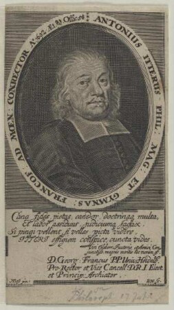 Bildnis des Antonius Itterus