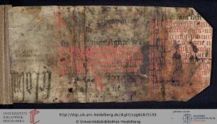 Fragmente (Missale; Psalmen)