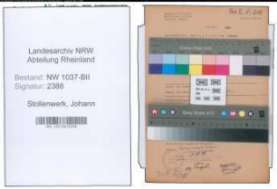 Entnazifizierung Johann Stollenwerk , geb. 11.07.1891 (Landwirt)