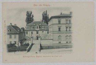Schwägrichens Garten, abgebrochen im Jahre 1889 [Das alte Leipzig]