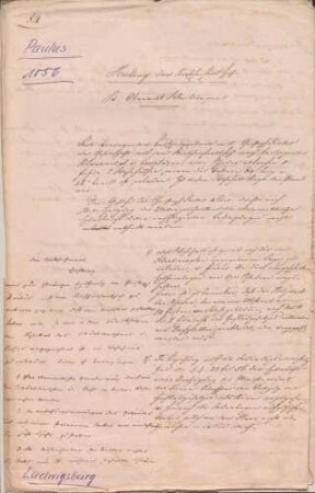 Paulus, Christoph vom Kirschenhardthof (Hochberg): Erstellung eines Wohngebäudes (genehmigt am 21.6.1856)