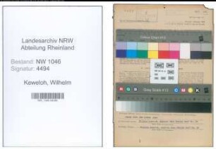 Entnazifizierung Wilhelm Keweloh , geb. 22.03.1906 (Viehwirtschaftsbeamter)