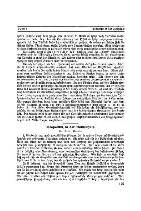 Geopolitik in der Volksschule