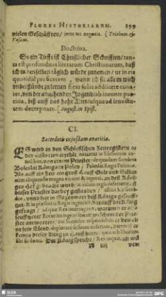 CI. Sacerdotis cujusdam avaritia