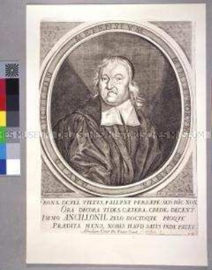 Porträt des ref. Theologen und Pfarrers David Ancillon