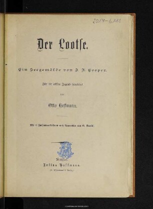 Der Lootse : ein Seegemälde