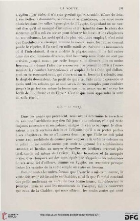 § 5: La voûte