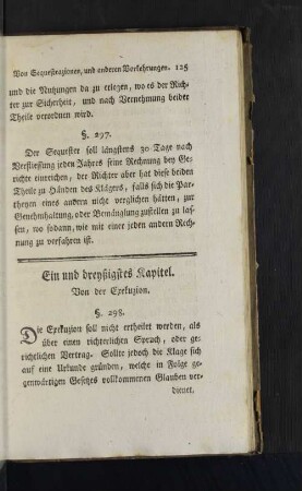 [Ein und dreyßigstes Kapitel. - Neun und dreyßigstes Kapitel.]