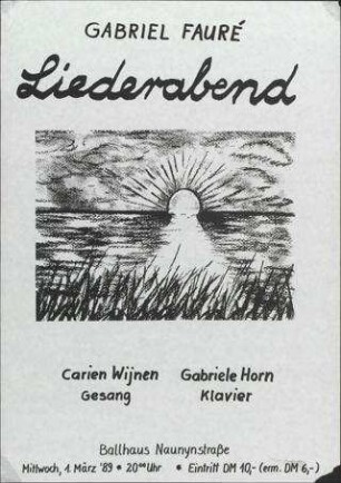 Liederabend