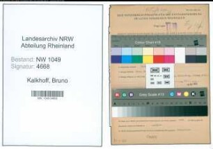 Entnazifizierung Bruno Kalkhoff , geb. 27.11.1908 (Verwaltungsangestellter)