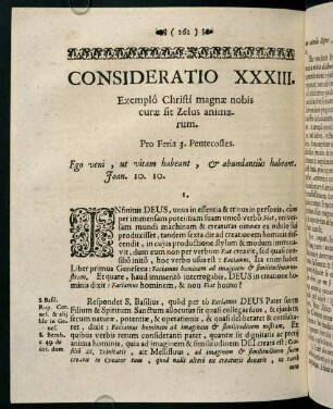 262-270, CONSIDERATIO XXXIII. Exemplô Christi magnae nobis curae sit Zelus animarum.