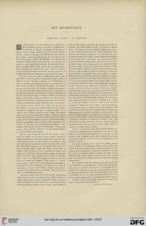 7: Art dramatique, [8] : Théatre Cluny: La Bigote