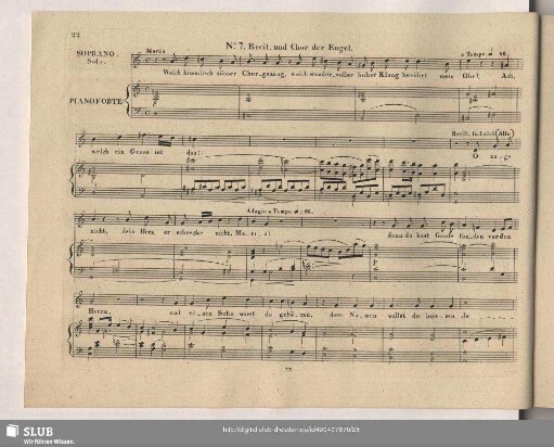 No. 7 Recit: und Chor der Engel: Welch himmlisch süßer Chorgesang