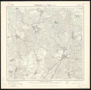 Meßtischblatt 20.(2687) : Schwepnitz (Sächs.) - Lipsa (Preuß.), 1912 : Schwepnitz (Sächs.) - Lipsa (Preuß.). - Aufgen. 1901/02, hrsg. 1906, einz. Nachtr. 1912. - 1:25000. - Leipzig, 1912. - 1 Kt.