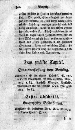 Erster Abschnitt. Geographische Beschaffenheit