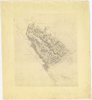 Döllgast, Hans; Regensburg (Bayern); Altstadtsanierung - Vogelperspektive