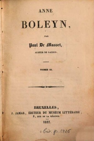 Anne Boleyn, 2
