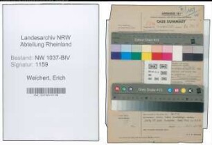 Entnazifizierung Erich Weichert , geb. 27.02.1896 (Lehrer)