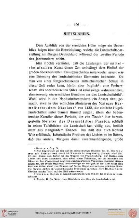 Dritter Teil: Der Sieg des neuen Sehens (1430-1460), Mittelrhein