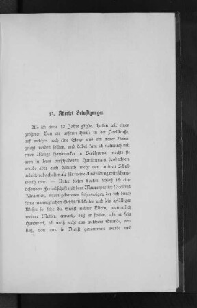 13. Allerlei Belustigungen