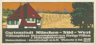 Gartenstadt München Süd West. Heimstätten Gesellschaft