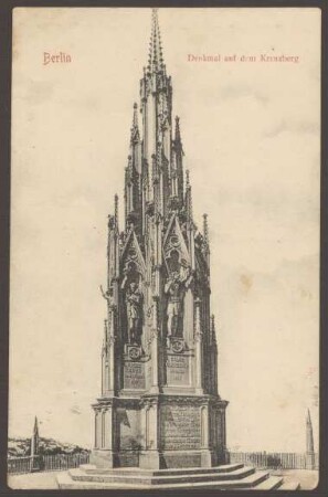Ansichtskarte "Denkmal auf dem Kreuzberg"