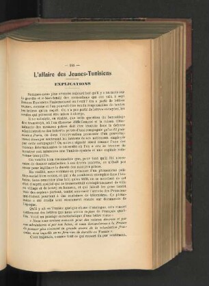 L'affaire des Jeunes-Tunisiens.