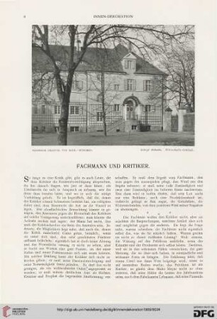Fachmann und Kritiker
