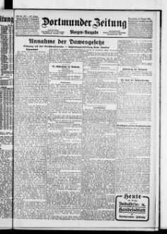 Dortmunder Zeitung. 1874-1939