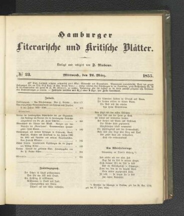 No. 23. 21. März 1855