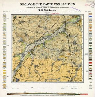 Nr.31 [4745] Stauchitz, Geologische Karte von Sachsen