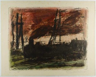 Aus dem Mappenwerk "Erde und Eisen", Adolf Harms Verlag, Hamburg 1921