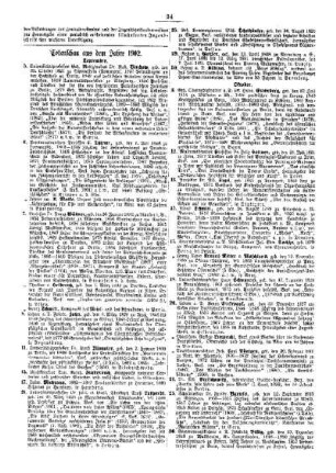Totenschau aus dem Jahre 1902