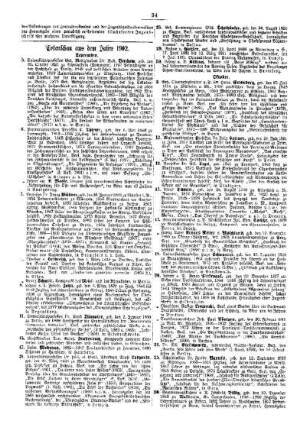 Totenschau aus dem Jahre 1902