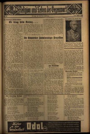 Dritte Ausgabe vom Samstag, den 04. April 1936.