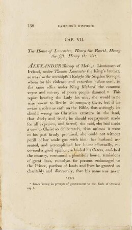 Cap. VII. The House of Lancaster, Henry the Fourth, Henry the fift, Henry the sixt