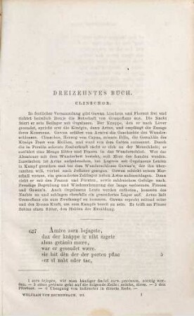Wolfram's von Eschenbach Parzival und Titurel, 3