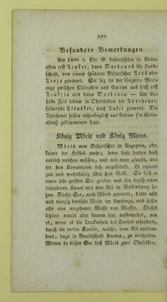 König Möris und König Minos