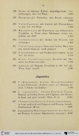 Japonika (Nr. 495-531)