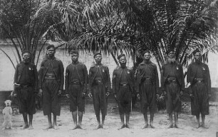 Polizeitruppe in Togo