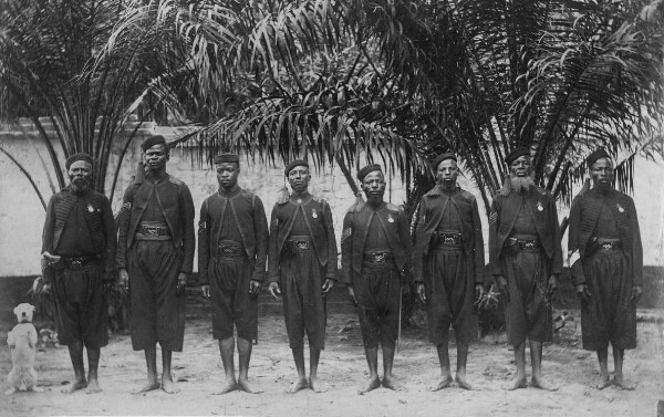 Polizeitruppe in Togo