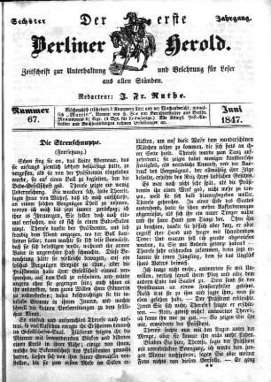 Nummer 67, Juni 1847