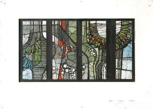 Fensterentwurf - Hilden Haus St. - Abstrakt Floral