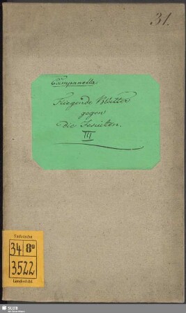3: Die geheimen Instructionen der Jesuiten